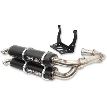Stage 5 Dual Exhaust - Black 1
