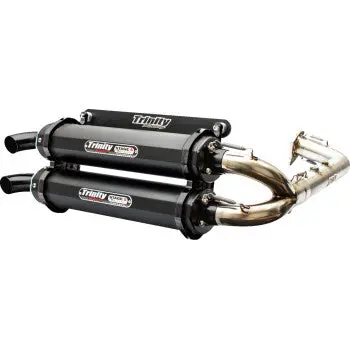 Stage 5 Dual Exhaust - Cerakote Black 1