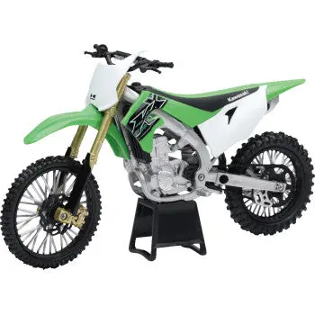 Kawasaki Kx 450F 2019 Dirt Bike - 1:12 Scale - Green/White/Black 1