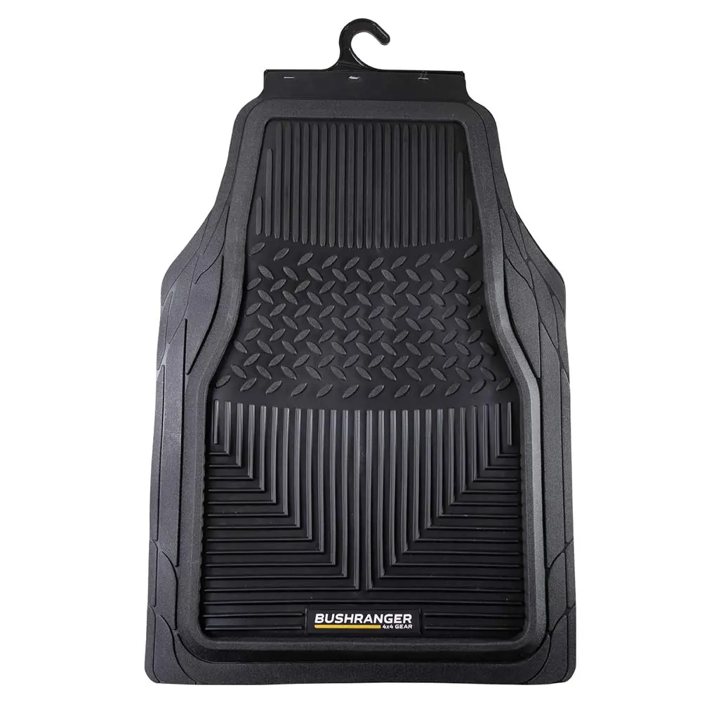Mud Tamer Floor Mats | Front | Black | Bushranger 1