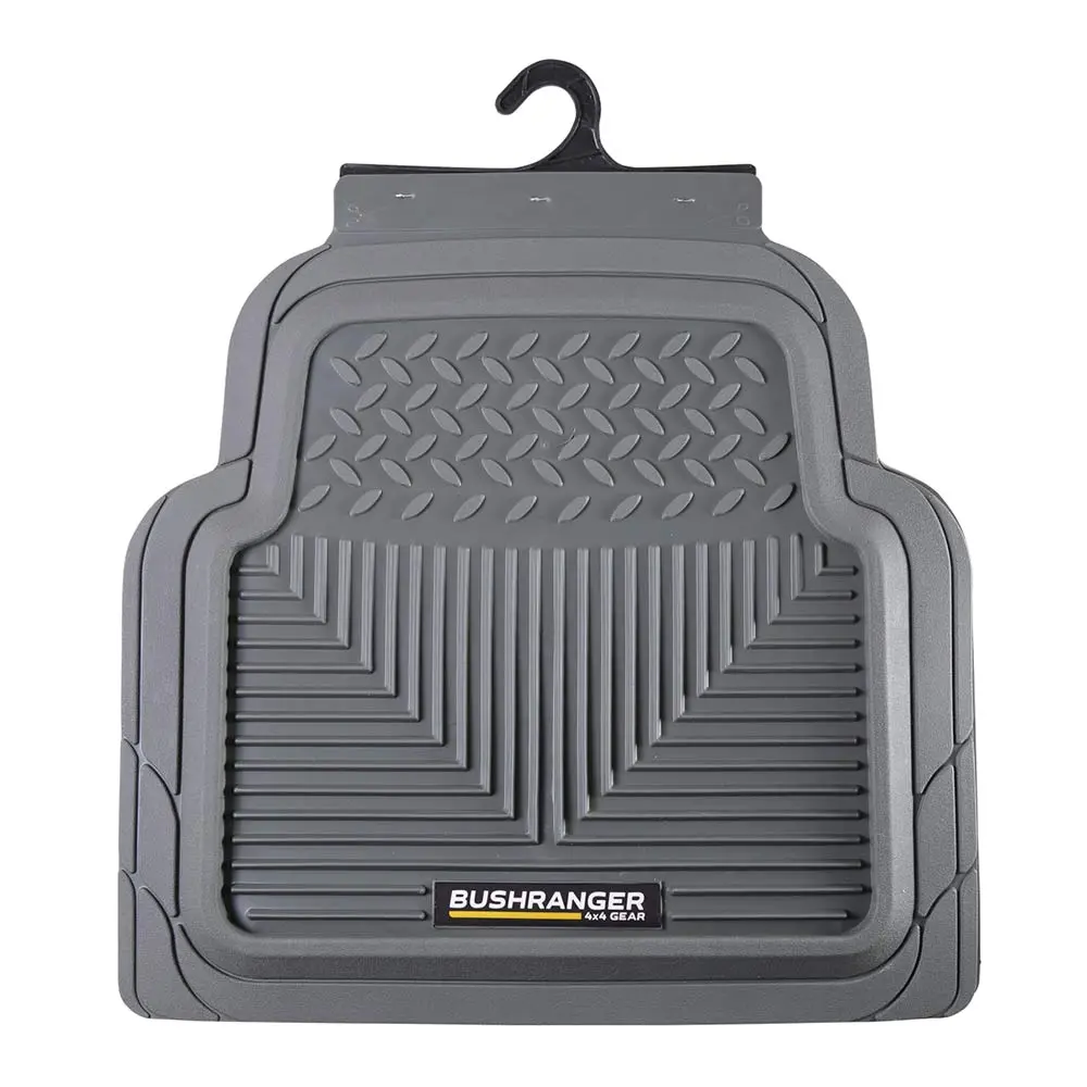 Mud Tamer Floor Mats | Rear | Grey | Bushranger 1