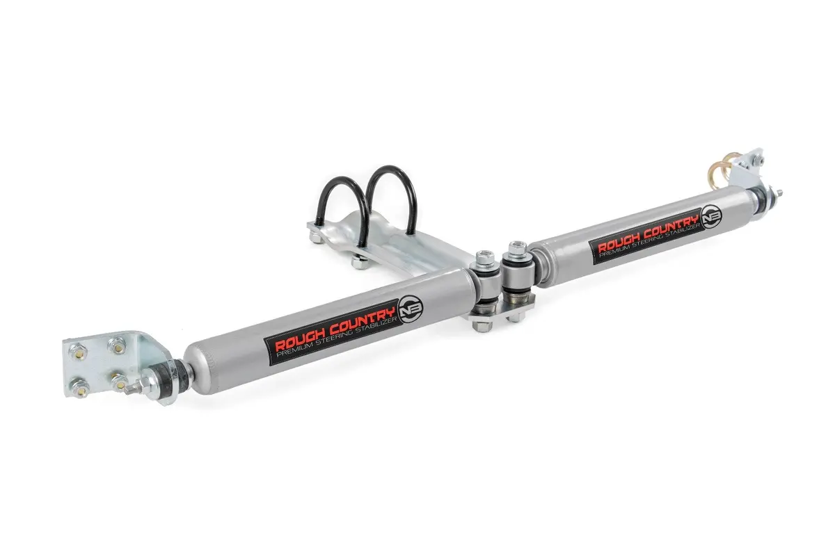 N3 Steering Stabilizer | Dual | 2-8 Inch Lift | Dodge 1500 4Wd (1994-1999) 1