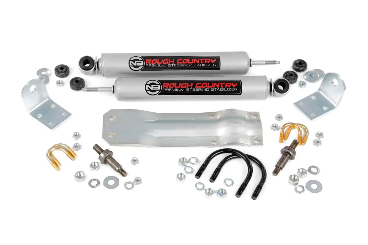 N3 Steering Stabilizer | Dual | 2-8 Inch Lift | Dodge 1500 4Wd (1994-1999) 2