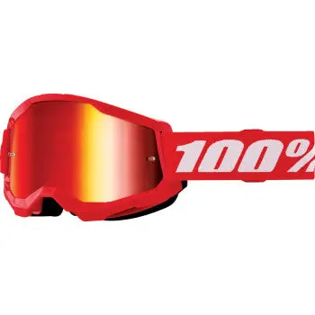 Strata 2  Junior Goggles - Red - Red Mirror 1