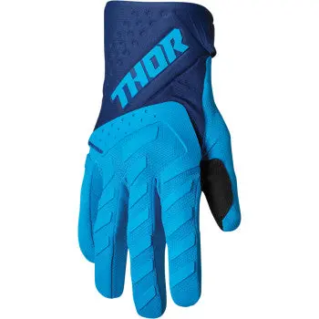 Youth Spectrum Gloves - Blue/Navy- Medium 1