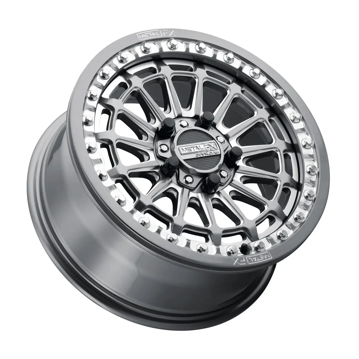 Delta R Beadlock | Gunmetal Contrast Cut | 15X7 | +38Mm/5+2 | 5X4.5 | 78324 1