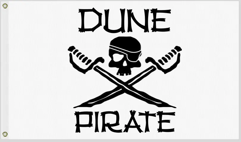Dune Pirate Utv Atv Flag 12X18 Single Side Print 1