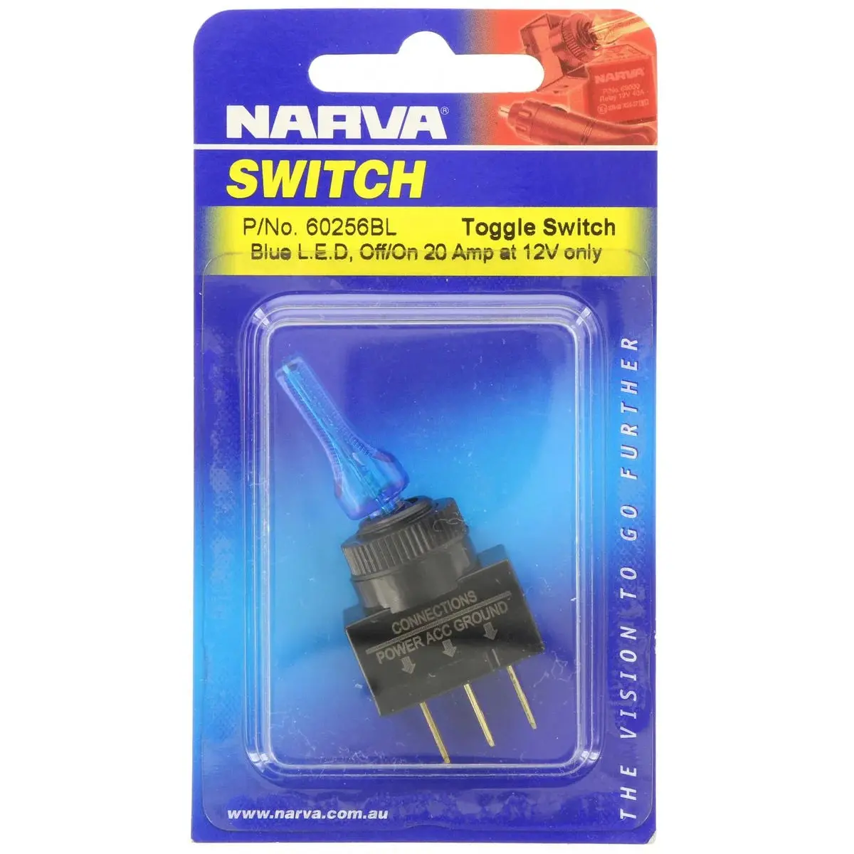 Narva | Off/On Toggle Switch With Blue Led 1