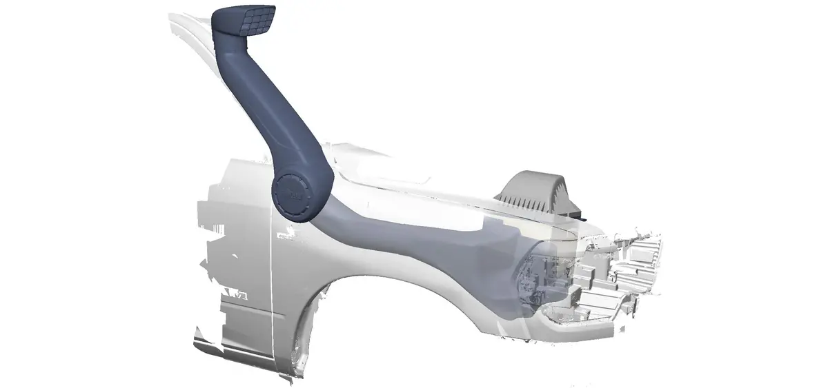 Aev Raised Air Intake To Suit 2019+ Ram 2500 2