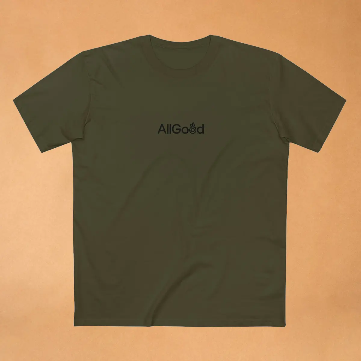 All Good Minimalist Typography Logo T-Shirt