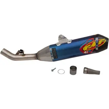 Factory 4.1 Rct Muffler - Anodized Titanium - Honda 1