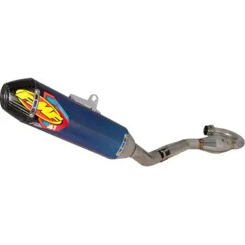 Factory 4.1 Rct Exhaust System With Carbon Cap - Megabomb Header - Titanium - Kx 250 1