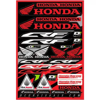 Decal Sheet - Honda Crf 1