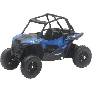 Mini Polaris Rzr Xp1000 Eps - 1:18 Scale - Black/Blue 1