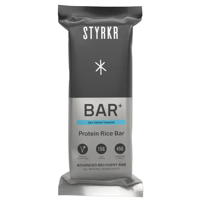 Styrkr Bar+ Sea Salted Caramel Recovery Bar - Box Of 12 2