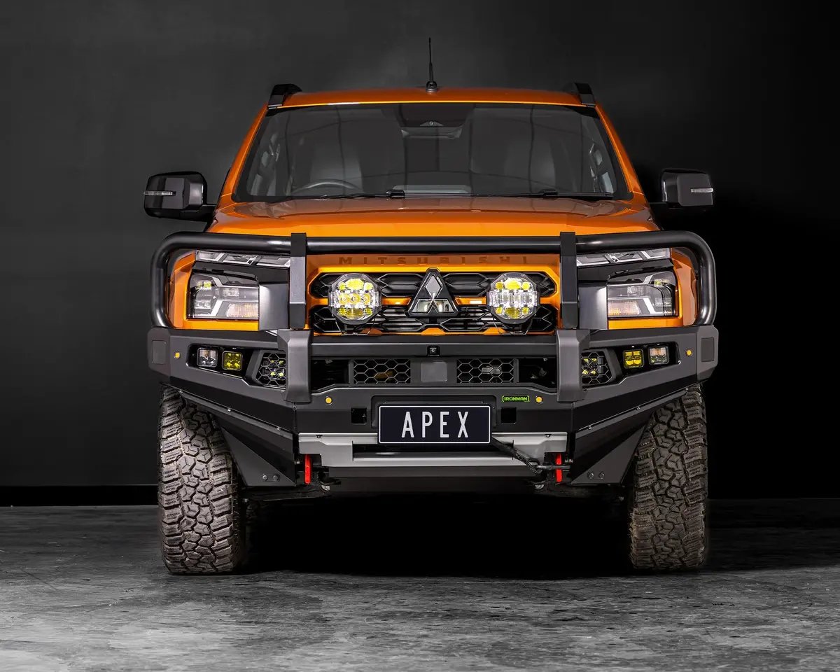 Apex Bull Bar & Lights Kit For Mitsubishi Triton Mv | Ironman 4X4 2