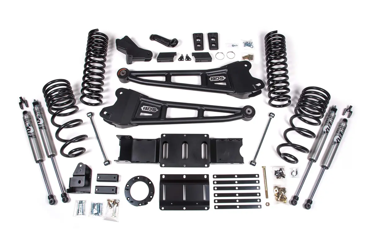 Bds 4" Lift Kit For 2019+ Ram 2500 With Fox 2.0 Shocks 1
