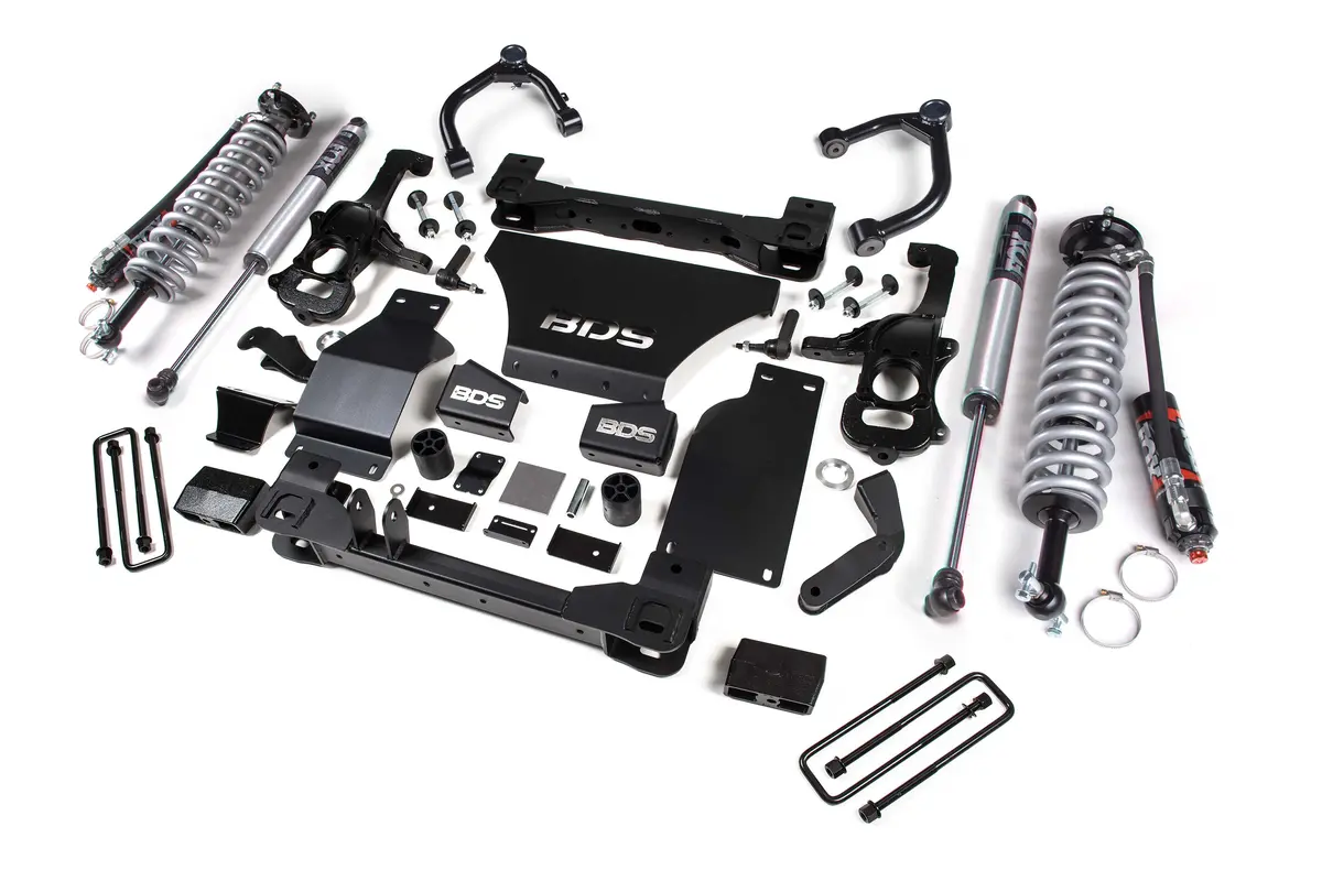 Bds 4" Lift Kit For 2019+ Chevy Silverado 1500 With Fox 2.5 Performance Elite Shocks 1