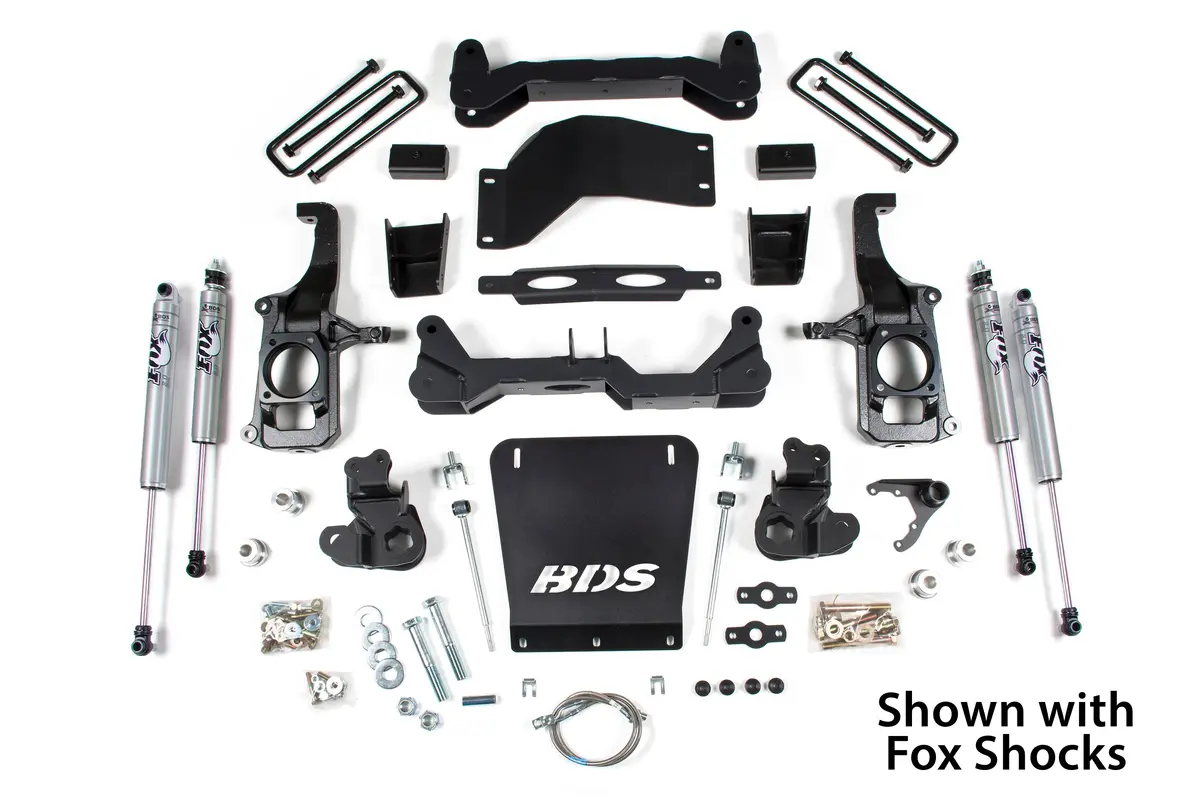 Bds 4.5" Lift Kit For 2011-2019 Chevy Silverado 2500 With Fox 2.0 Shocks 1