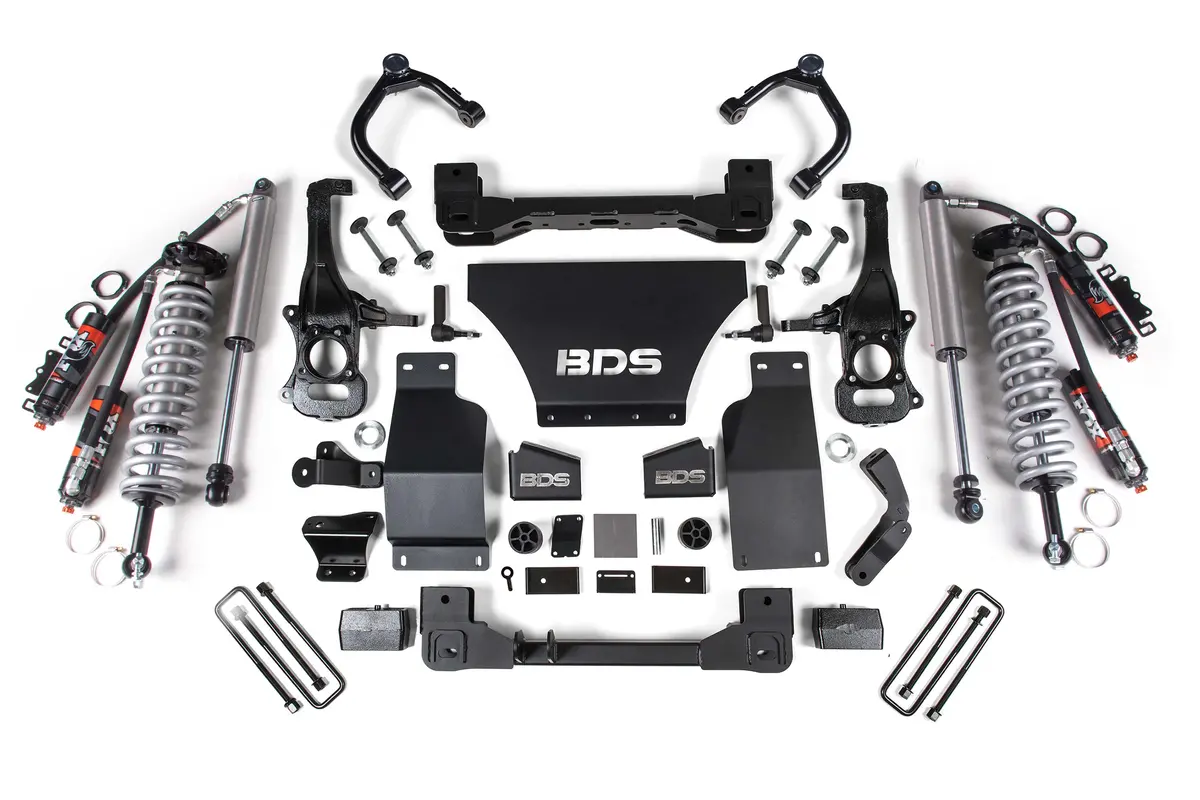 Bds 4" Lift Kit For 2019+ Chevy Silverado 1500 With Fox 2.5 Performance Elite Shocks 2