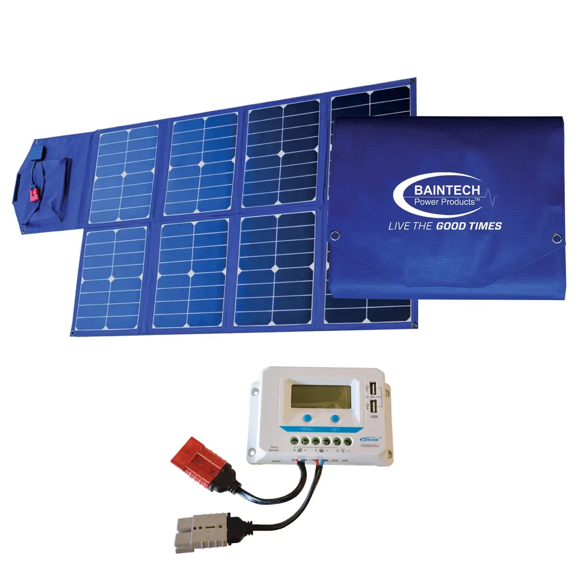 Baintech 120 Watt Solar Blanket – Folding 1