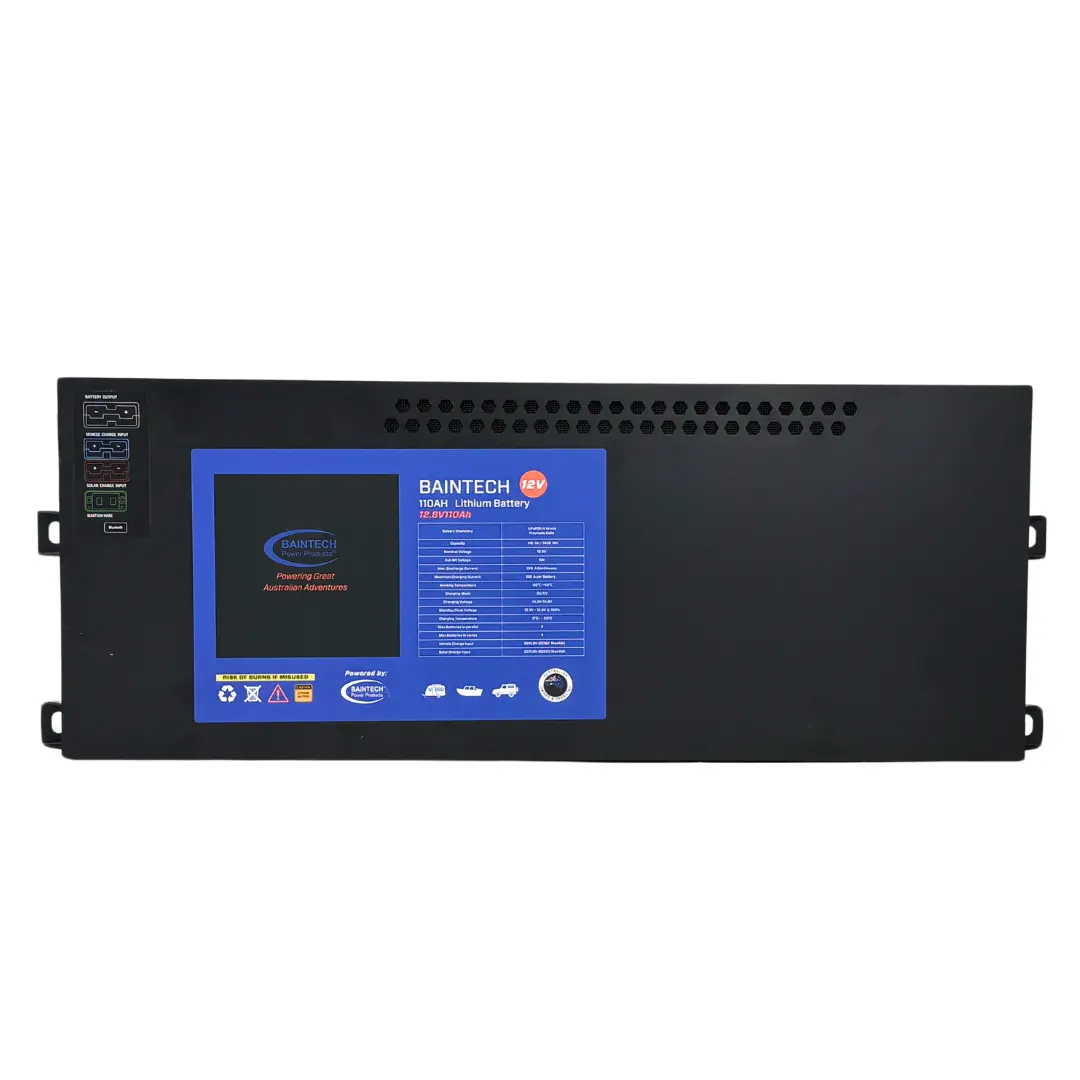 Baintech 110Ah-Slimline With 40Amp Dc-Mppt Charger Built In 1