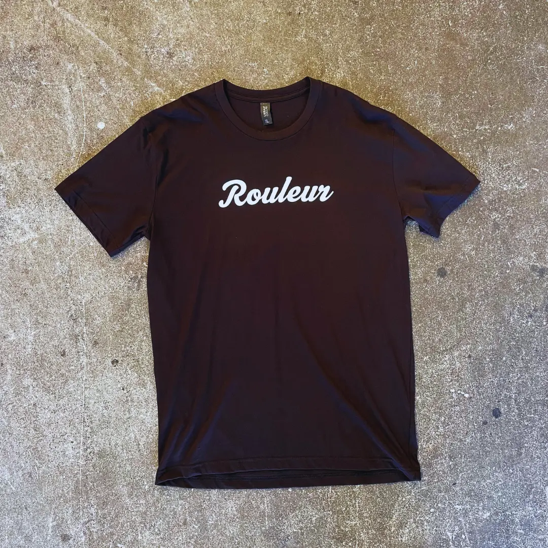 Rouleur Casual Clothing Tee With Logo Ladies Black 1