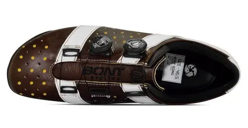 Bont Road Shoes Vaypor Brown/White Stripes 4