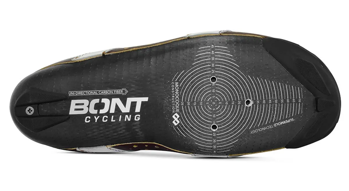 Bont Road Shoes Vaypor Brown/White Stripes 5