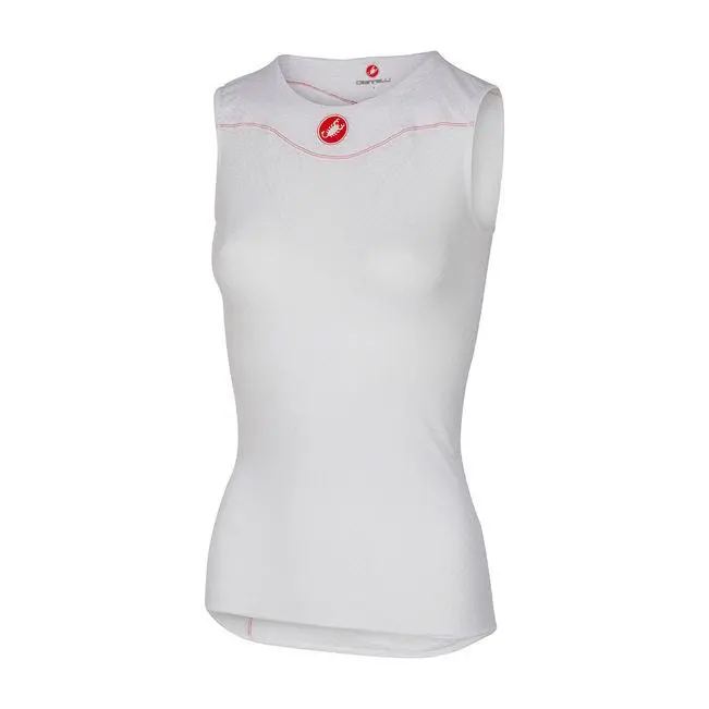 Castelli Pro Issue Sleeveless Base Layer Women's White 1
