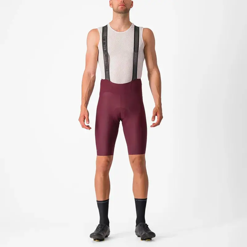 Castelli Espresso Men's Bibshort - Deep Bordeaux 1