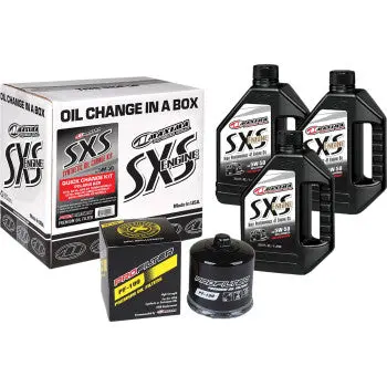 Sxs Synthetic Oil Change Kit -Polaris Turbo - 5W-50 1