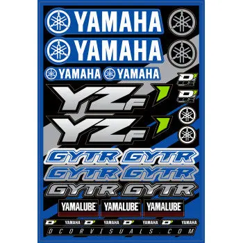 Decal Sheet - Yamaha Yzf 1