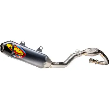 Factory 4.1 Rct Exhaust System With Carbon Cap - Megabomb Header - Stainless Steel - Kx 250 1