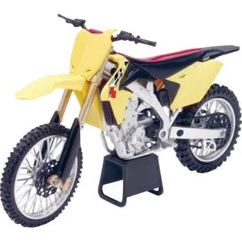 Suzuki Rm-Z 450 Dirt Bike - 1:12 Scale - Yellow/Black 1
