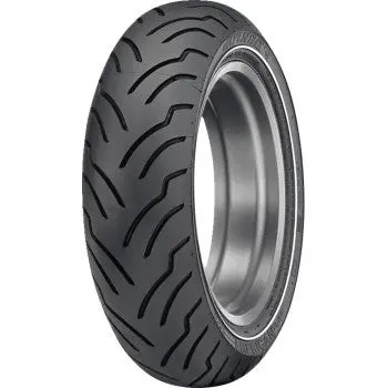 Tire - American Elite - Rear - 180/65B16 - Narrow Whitewall - 81H 1