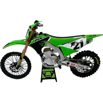 Kawasaki Team Kx450f - Jason Anderson - 1:12 Scale - Green/Black 1