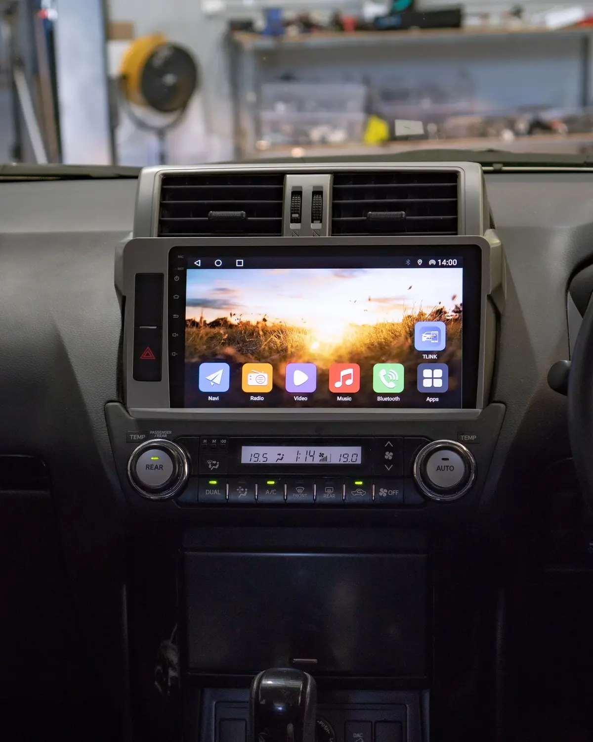 10 Inch Android Head Unit To Suit Toyota Landcruiser Prado 2014-2017 1