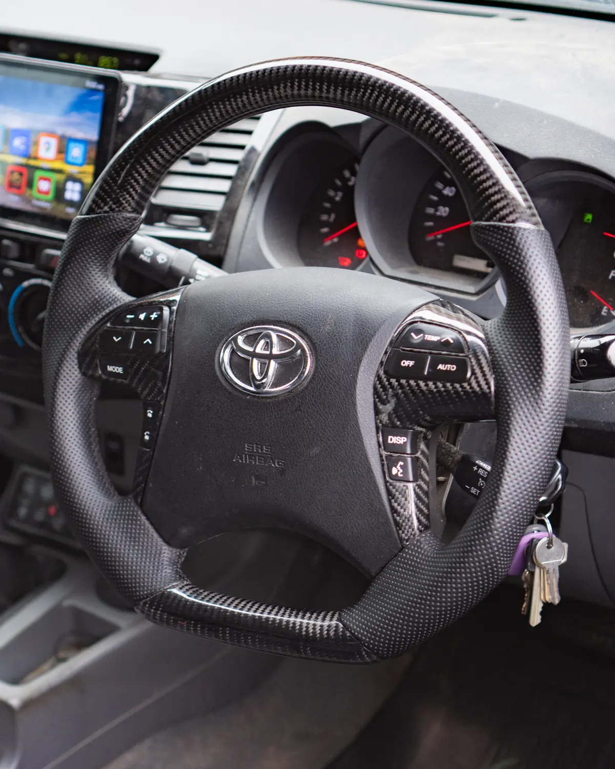 Alpha Series -  Carbon Steering Wheel To Suit Toyota N70 Hilux 1