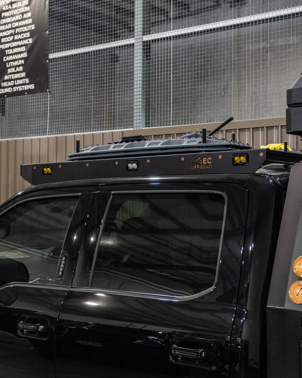 Ec Offroad Roof Rack Lighting System To Suit Ford F-250 / F350 / F450 1