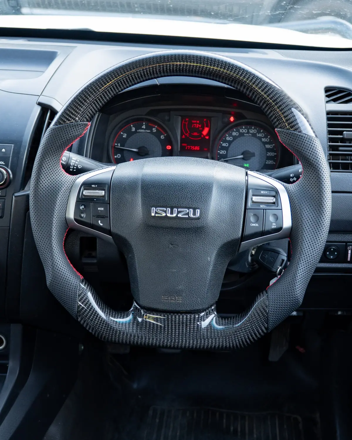 Alpha Series - Carbon Steering Wheel To Suit Isuzu Dmax 2