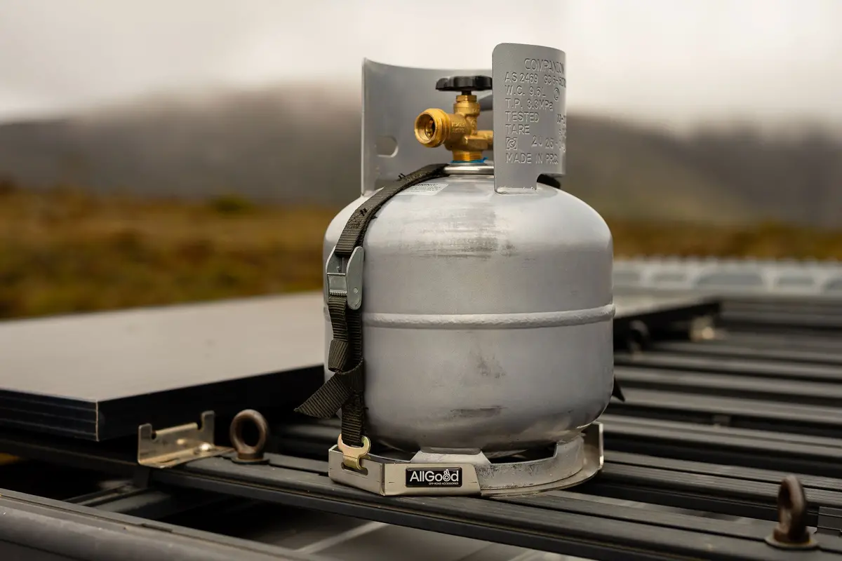 Platform Rack Gas Bottle Mount Kit 1