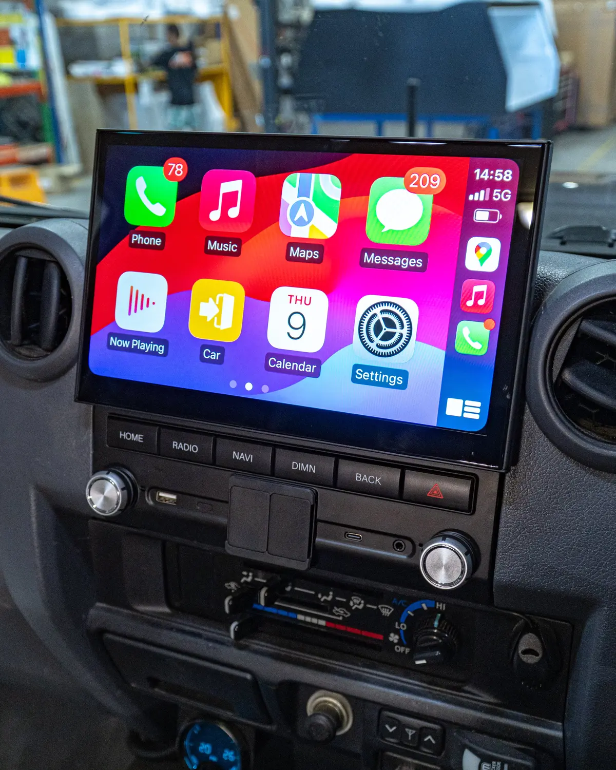 10 Inch Android Head Unit To Suit Landcruiser 70/ 79 / 78 / 76 Series Up To Mid 2023 1