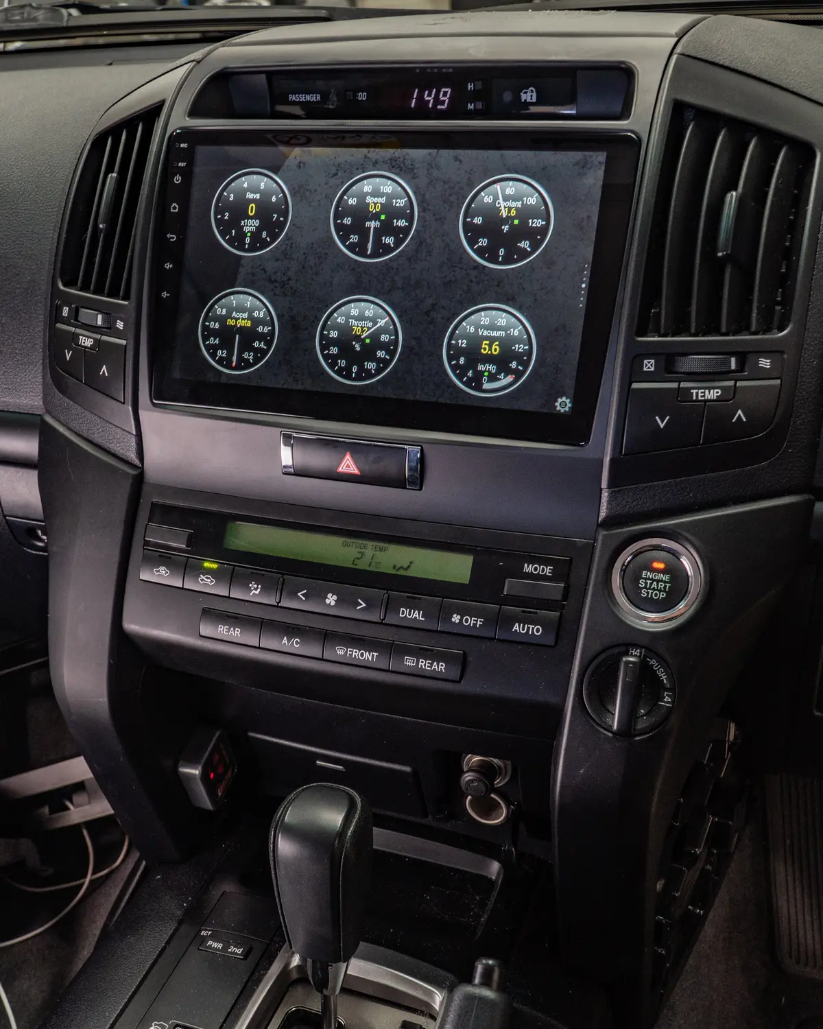 10 Inch Ec Offroad Head Unit To Suit Landcruiser 200 Series Gxl/Vx 2007-15 2