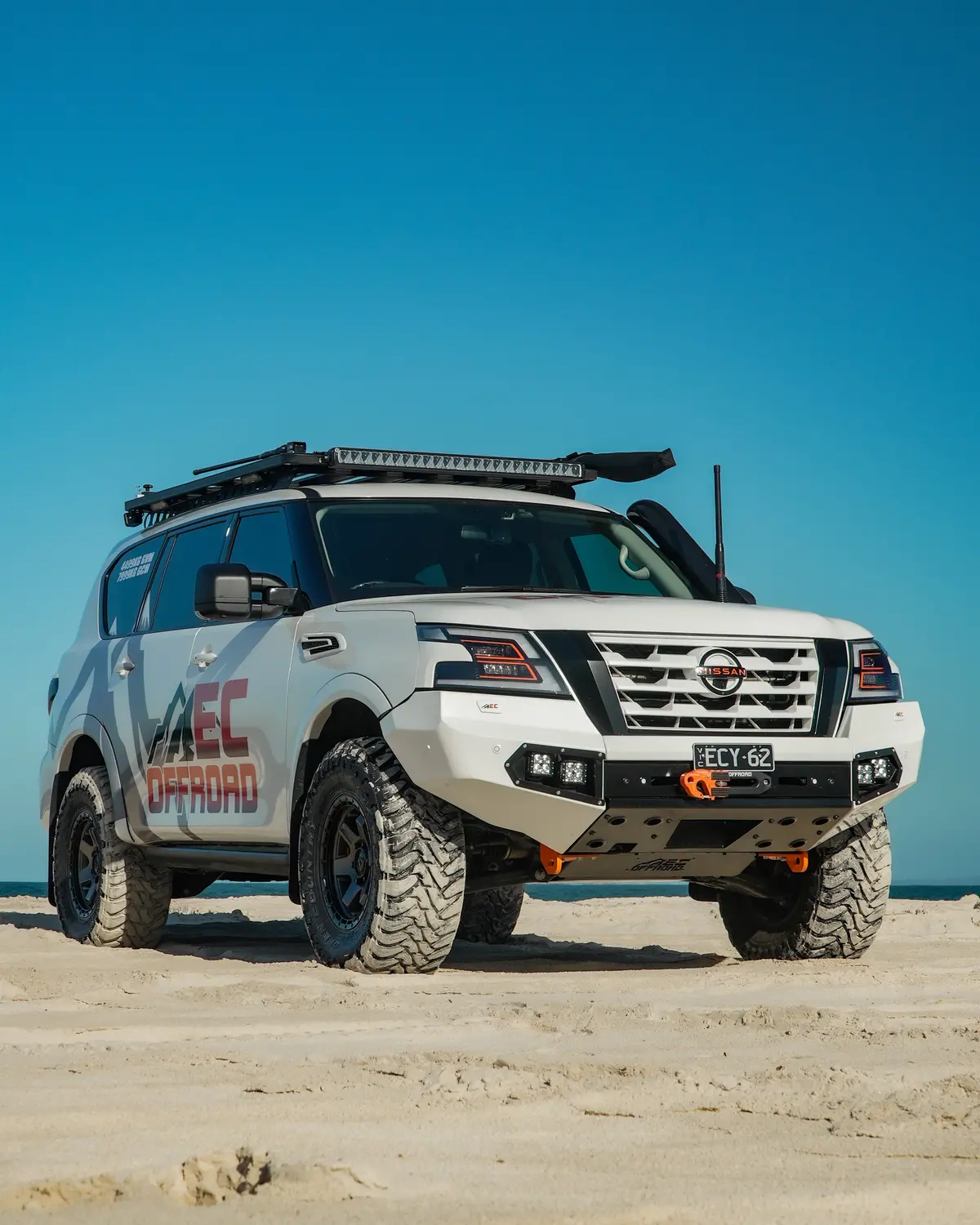 Ec Offroad Front Bar To Suit Nissan Patrol Y62 1