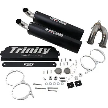 Stage 5 Slip-On Mufflers - Black 1