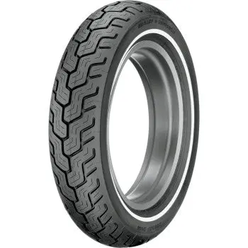 Tire - D402 - Rear - Mt90-16 - Narrow Whitewall - 74H 1