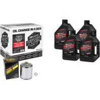 Quick Change Twin Cam Synthetic 20W-50 Oil Change Kit - Chrome Filter 1