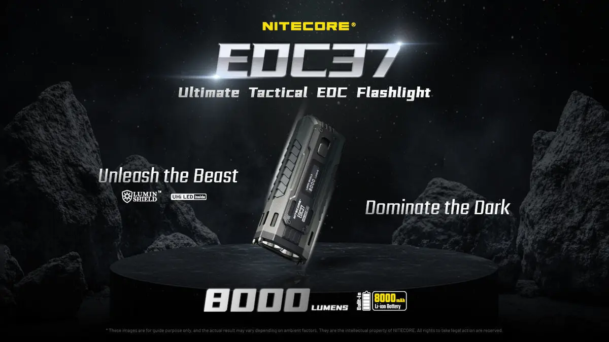 Nitecore Edc37 - 8000 Lumen Flashlight 2