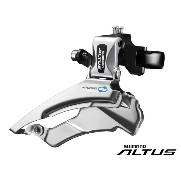 Shimano Altus Fd-M313 Front Derailleur Hi-Clamp Dual-Pull 66-69 1